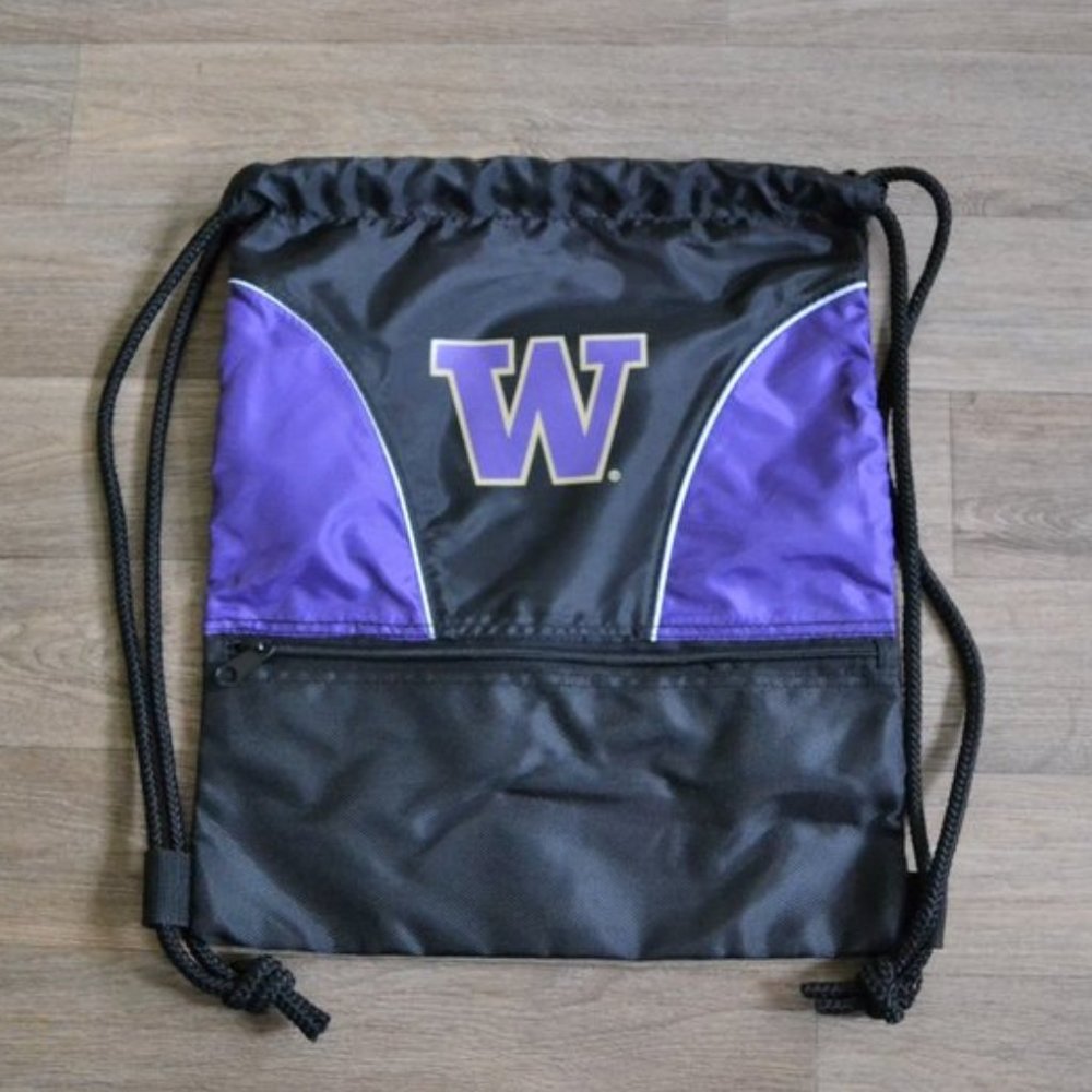 NWOT University of Washington Huskies Drawstring Slingback Gear